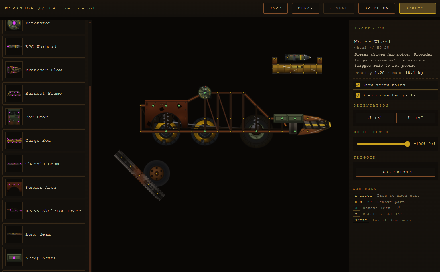 Scrapyard Automata -workshop view